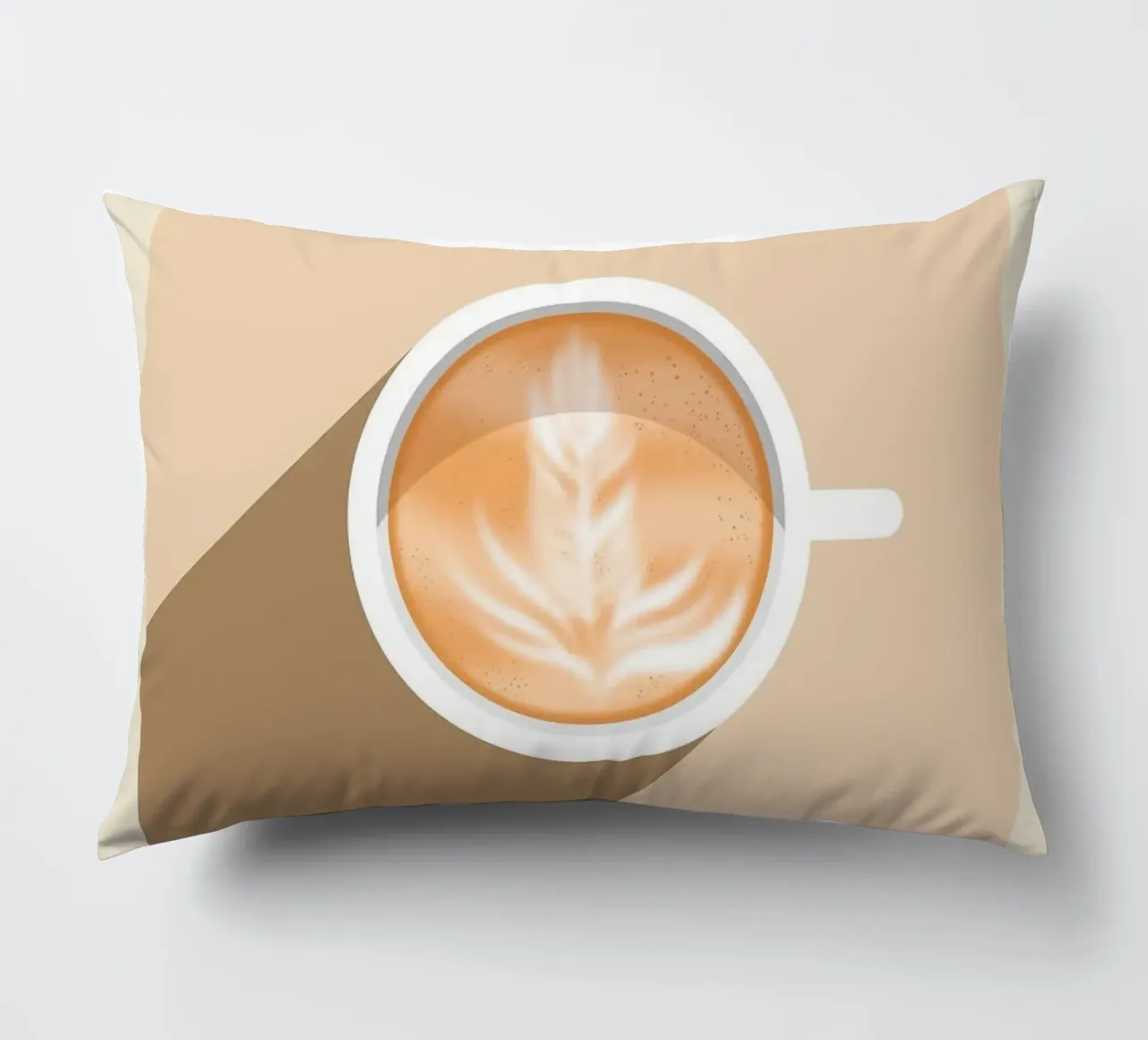 caffè latte art cuscino da Luke Yaeger