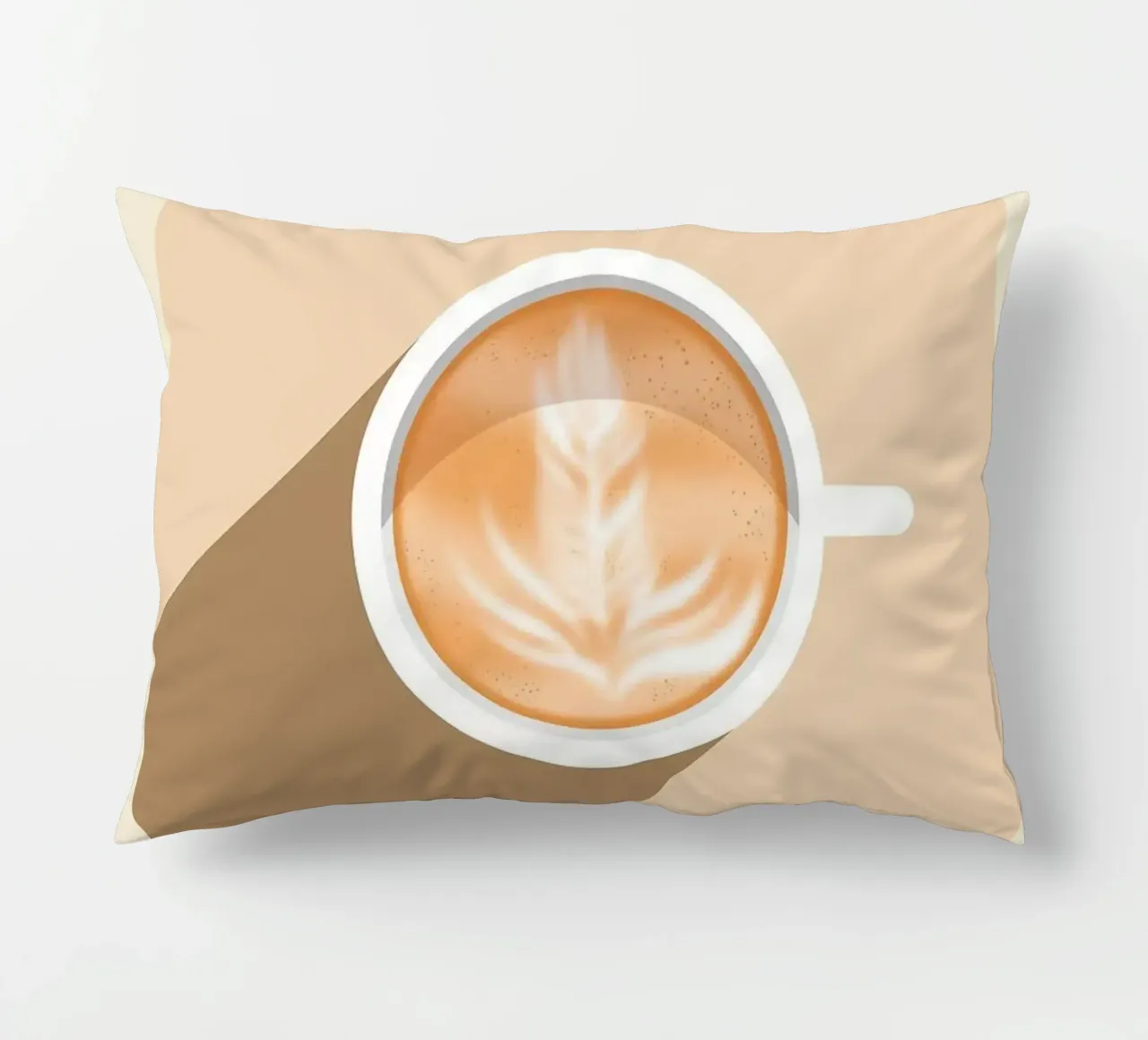 caffè latte art cuscino da Luke Yaeger