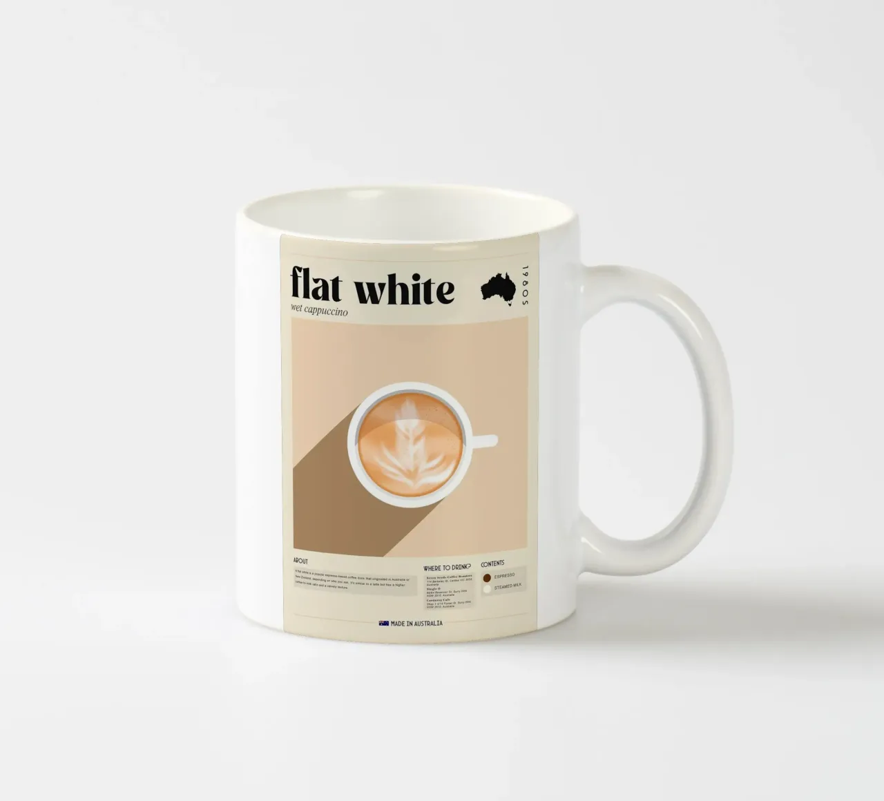 caffè latte art tazza in ceramica da Luke Yaeger