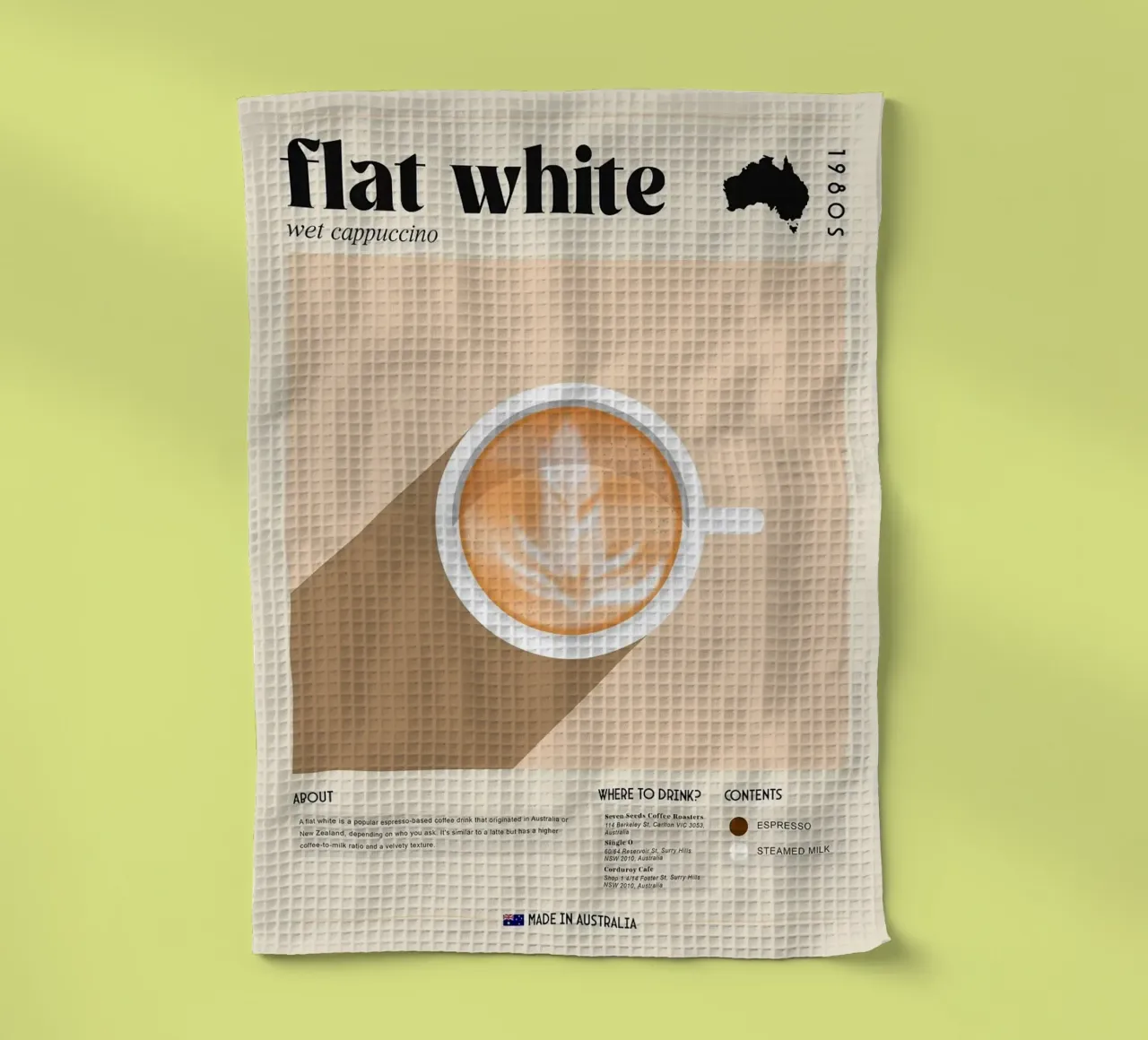 caffè latte art canovaccio da cucina da Luke Yaeger