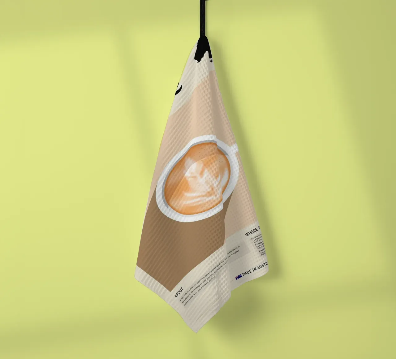 caffè latte art canovaccio da cucina da Luke Yaeger