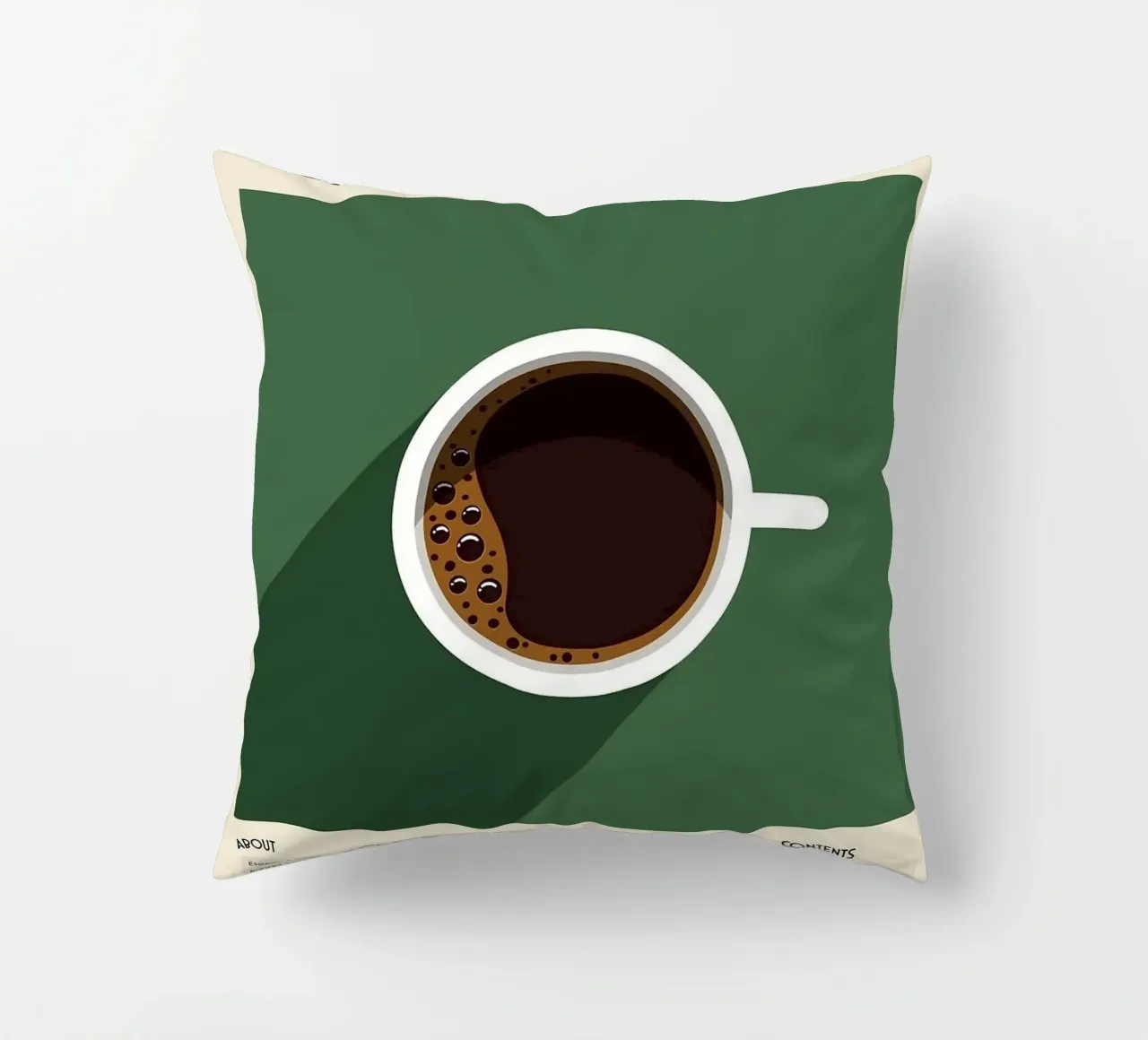 tazza da caffè espresso cuscino da Luke Yaeger