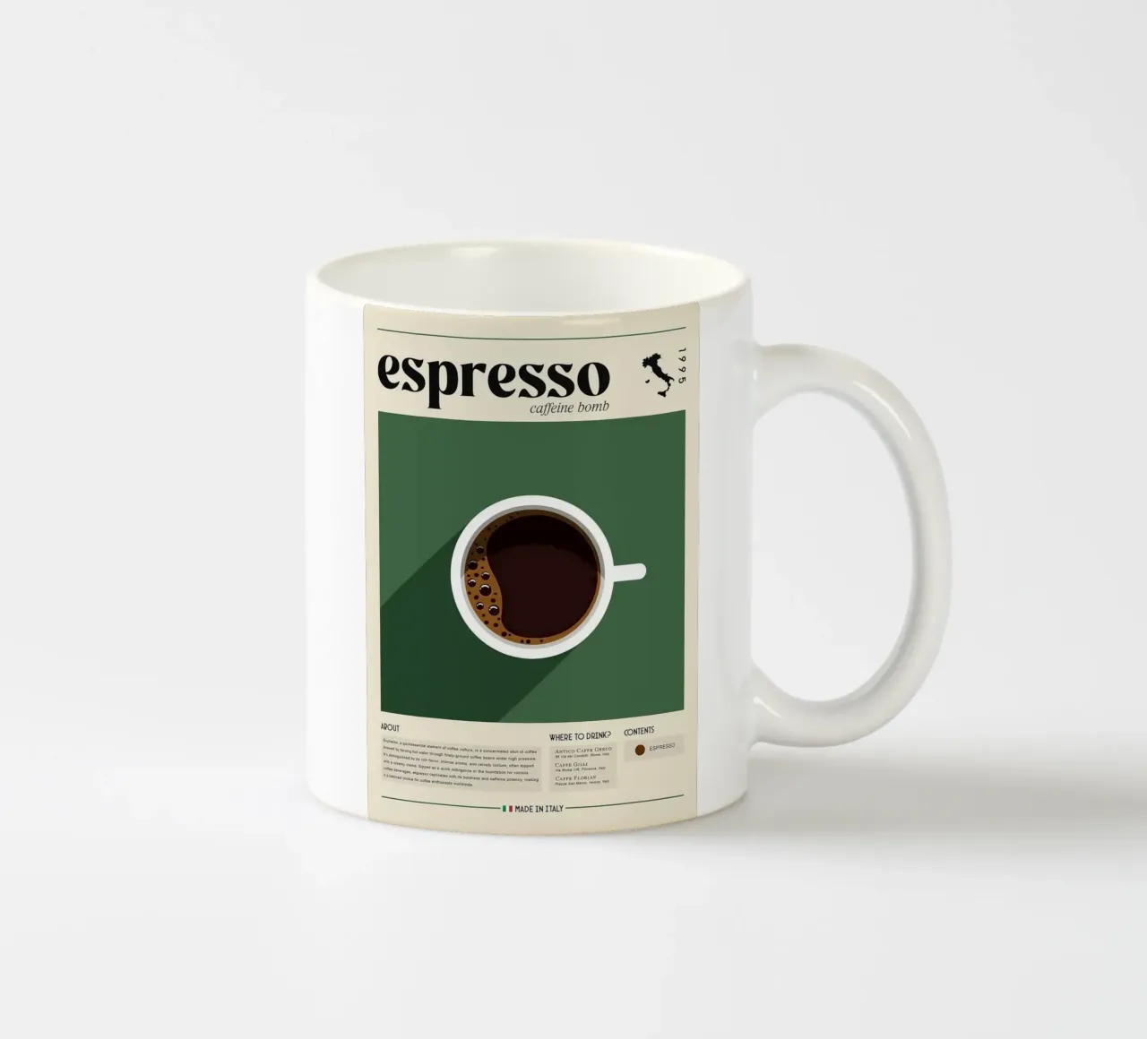 tazza da caffè espresso tazza in ceramica da Luke Yaeger