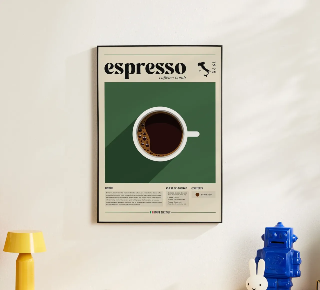 tazza da caffè espresso alluminio dibond da Luke Yaeger