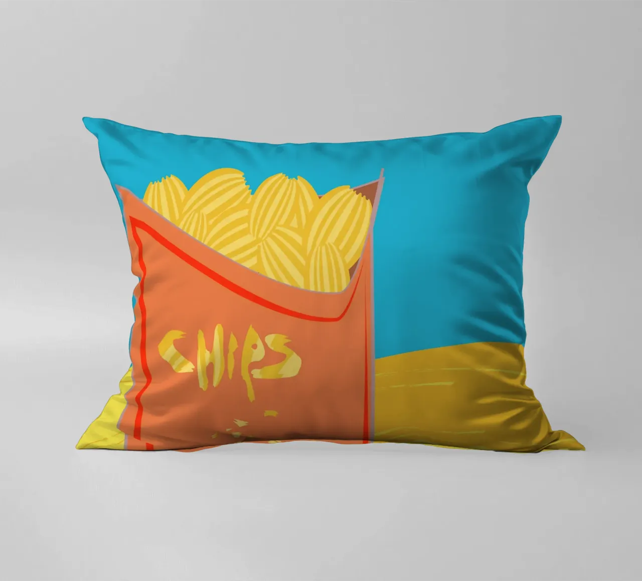 Patatine fritte Goéland cuscino da Design Plaisirs