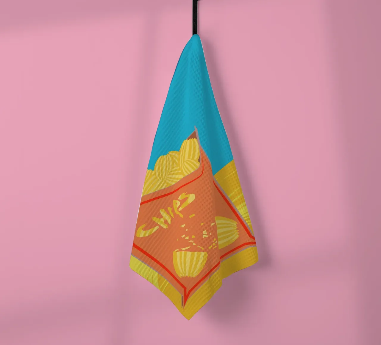 Goéland Chips tea towel by Design Plaisirs