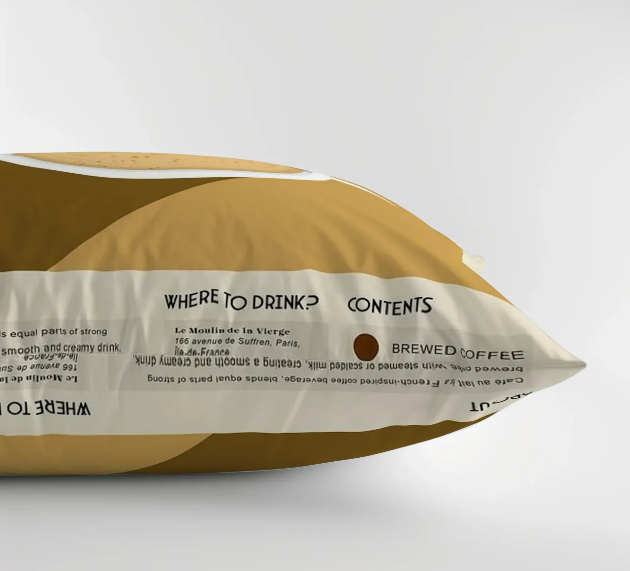 caffè con latte cuscino da Luke Yaeger