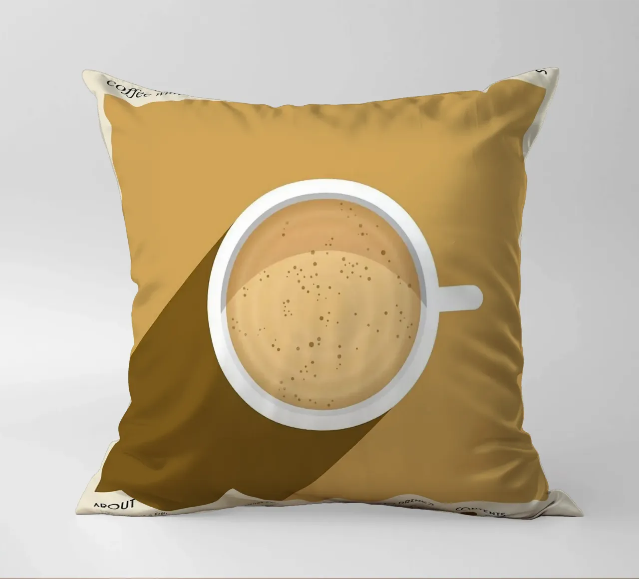 caffè con latte cuscino da Luke Yaeger