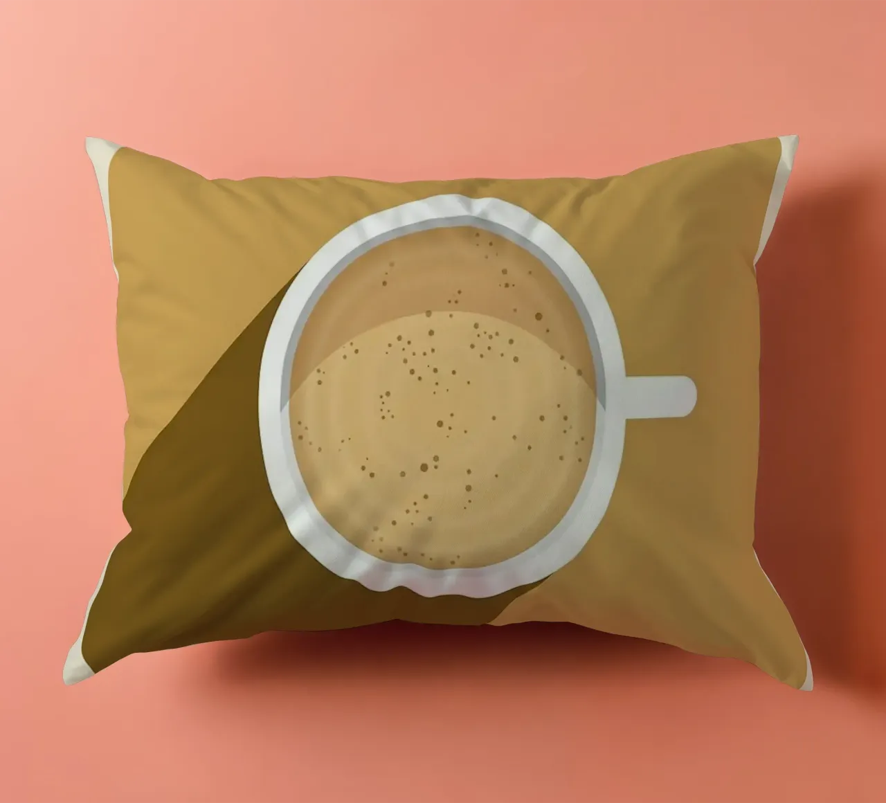 caffè con latte cuscino da Luke Yaeger