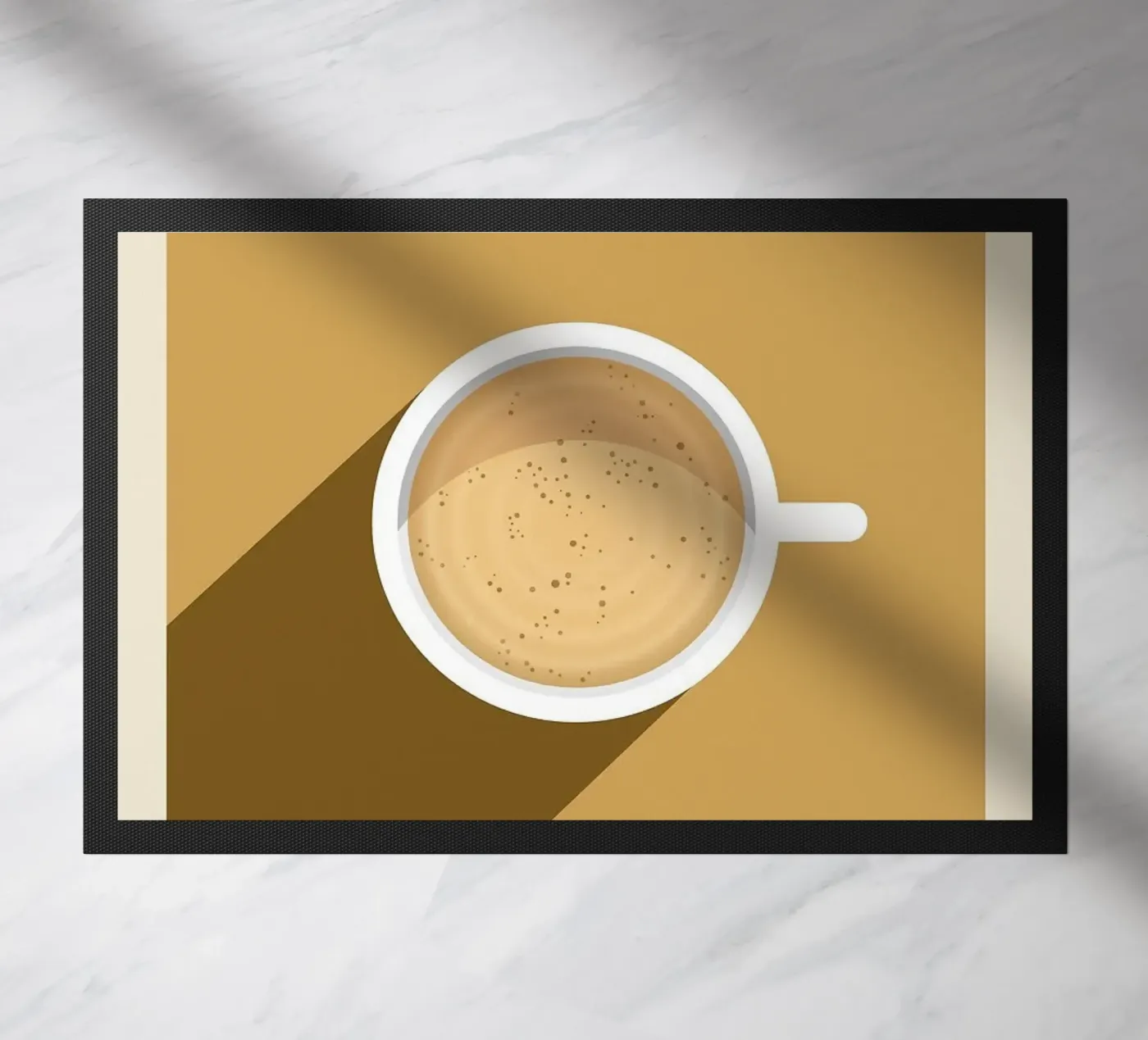 Milchkaffee Fußmatte von Luke Yaeger