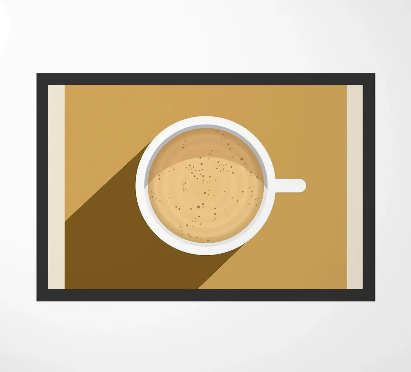 Milchkaffee Fußmatte von Luke Yaeger