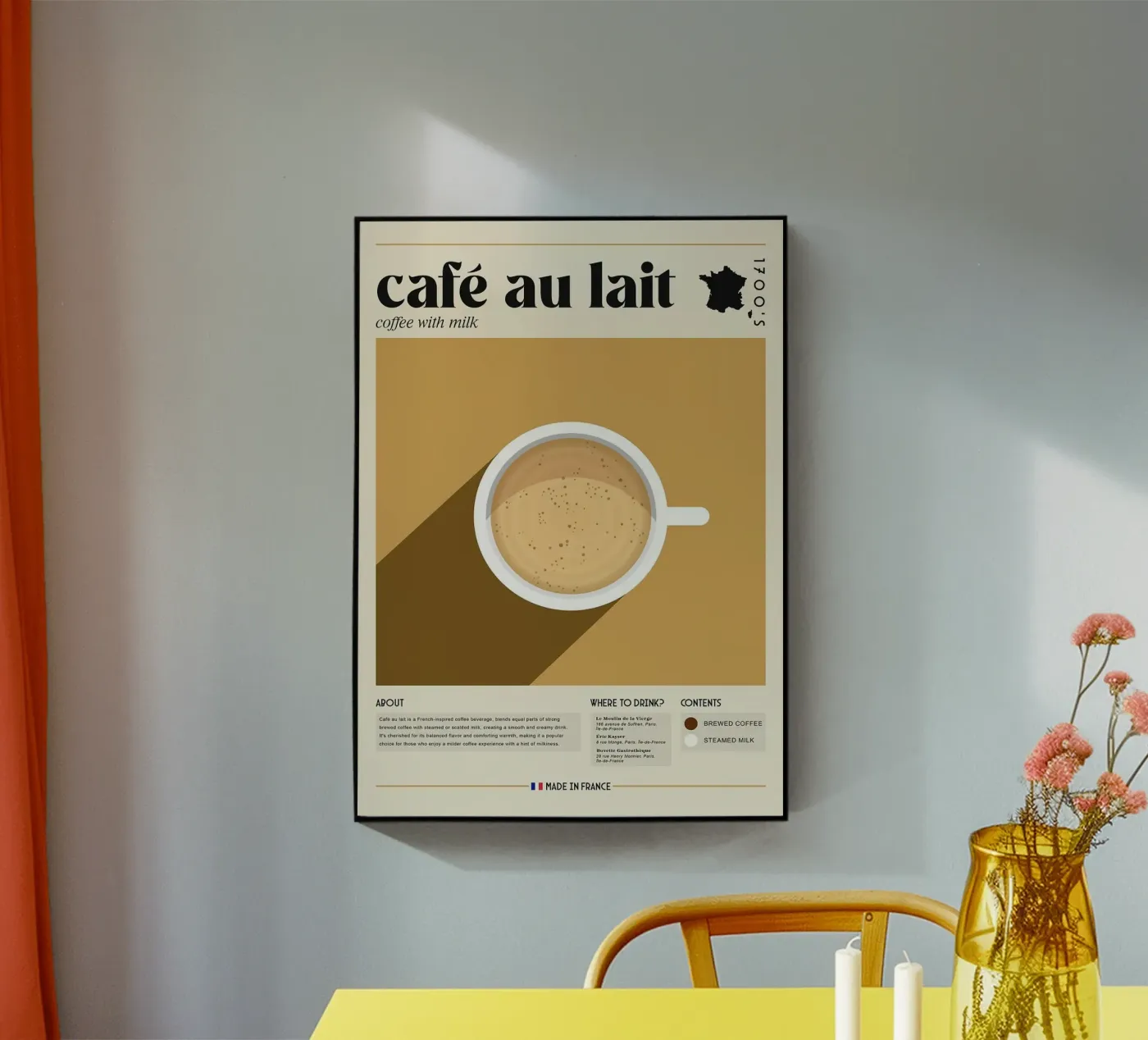 caffè con latte plexiglass da Luke Yaeger