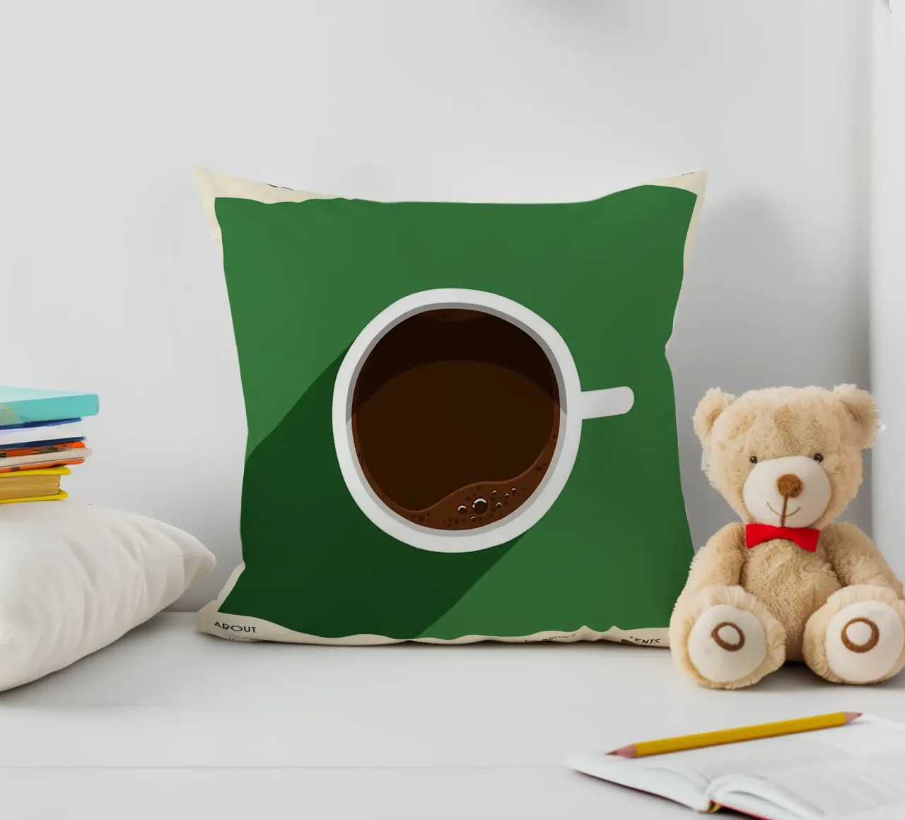 caffè americano cuscino da Luke Yaeger
