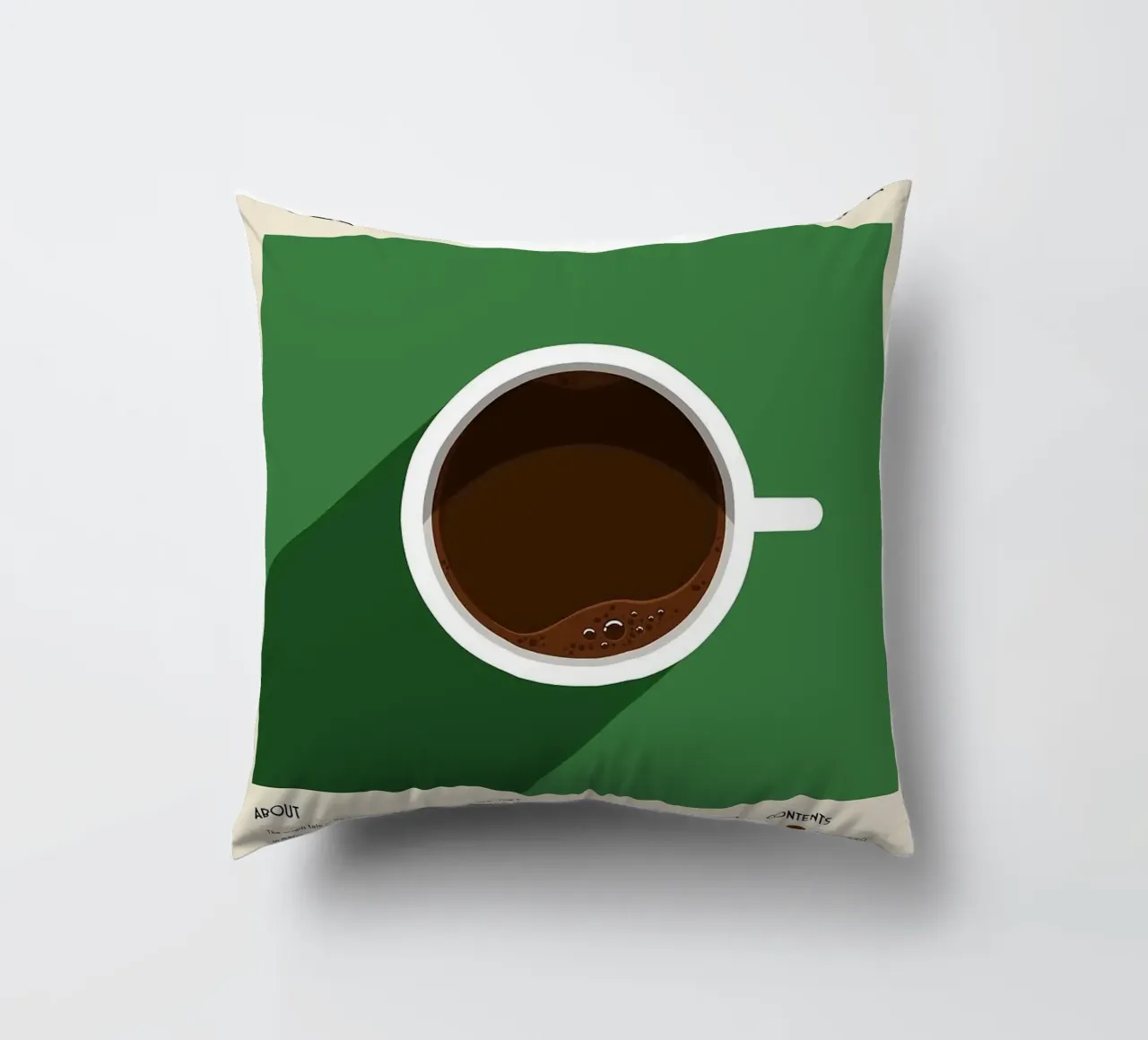 caffè americano cuscino da Luke Yaeger