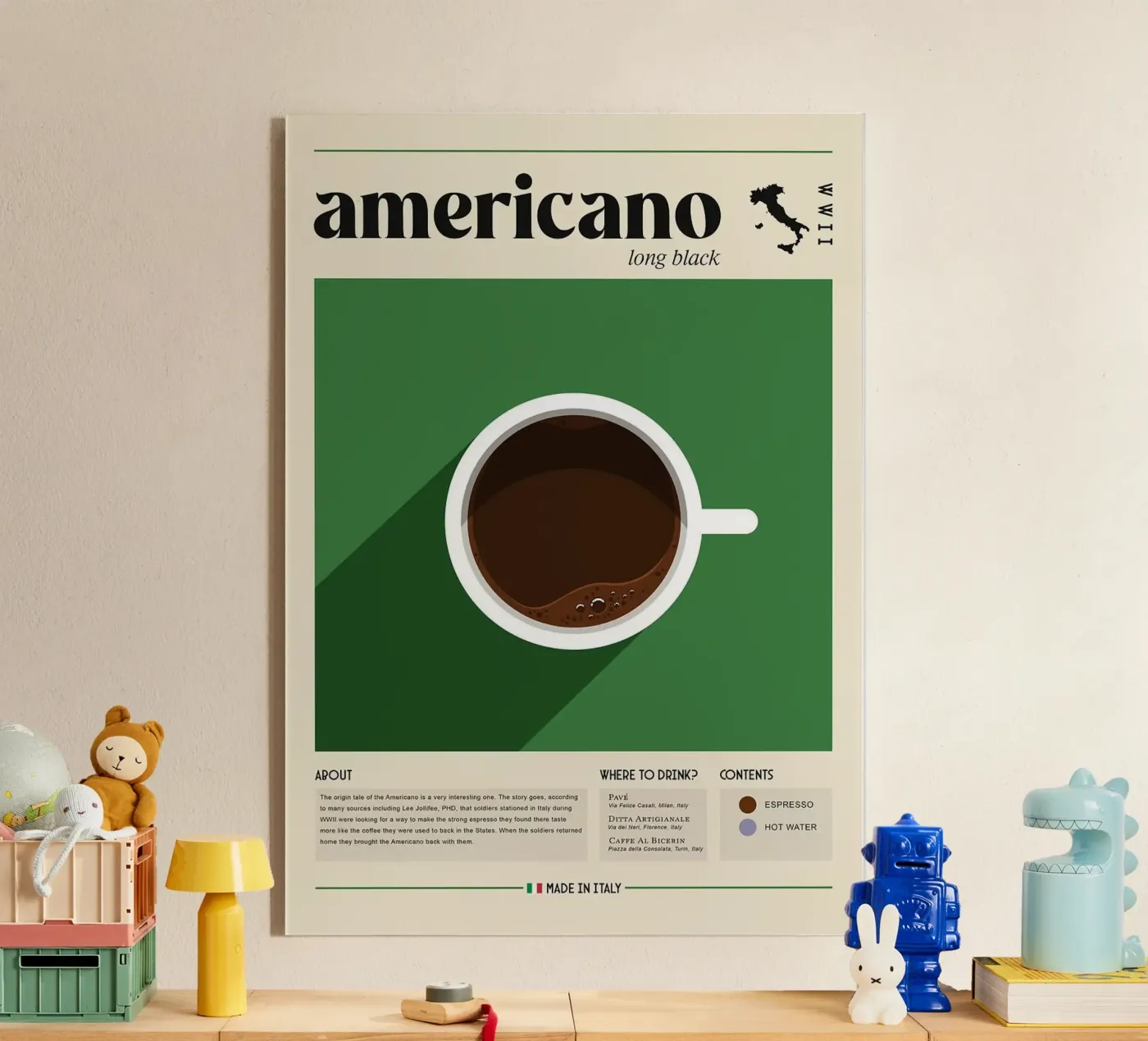 coffee americano plexiglass da Luke Yaeger