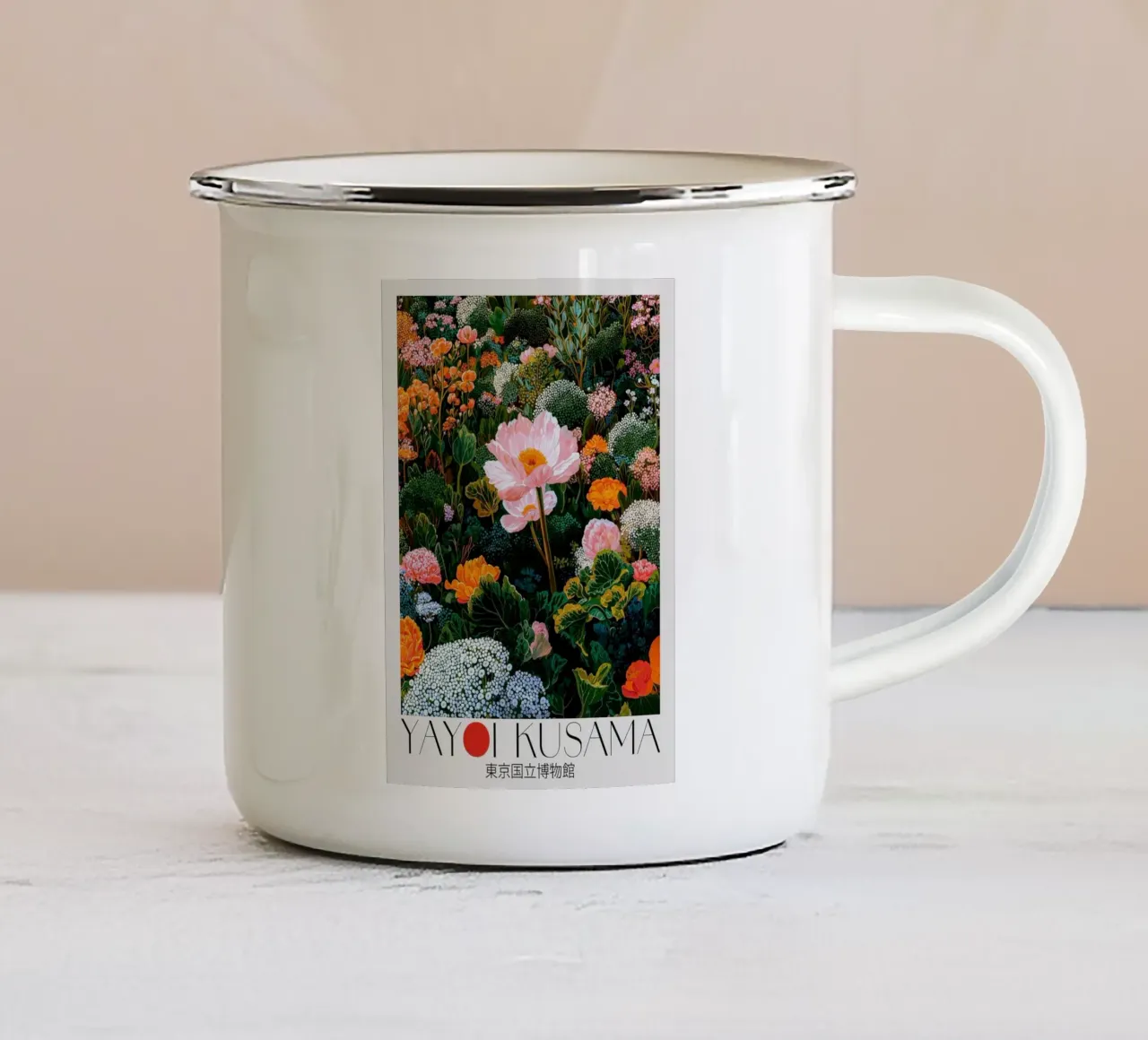 fiori giardino botanico tazza in smalto da Luke Yaeger