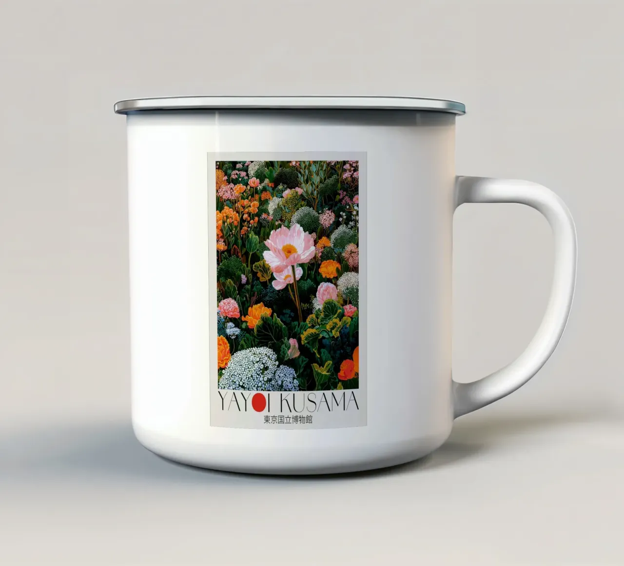 fiori giardino botanico tazza in smalto da Luke Yaeger