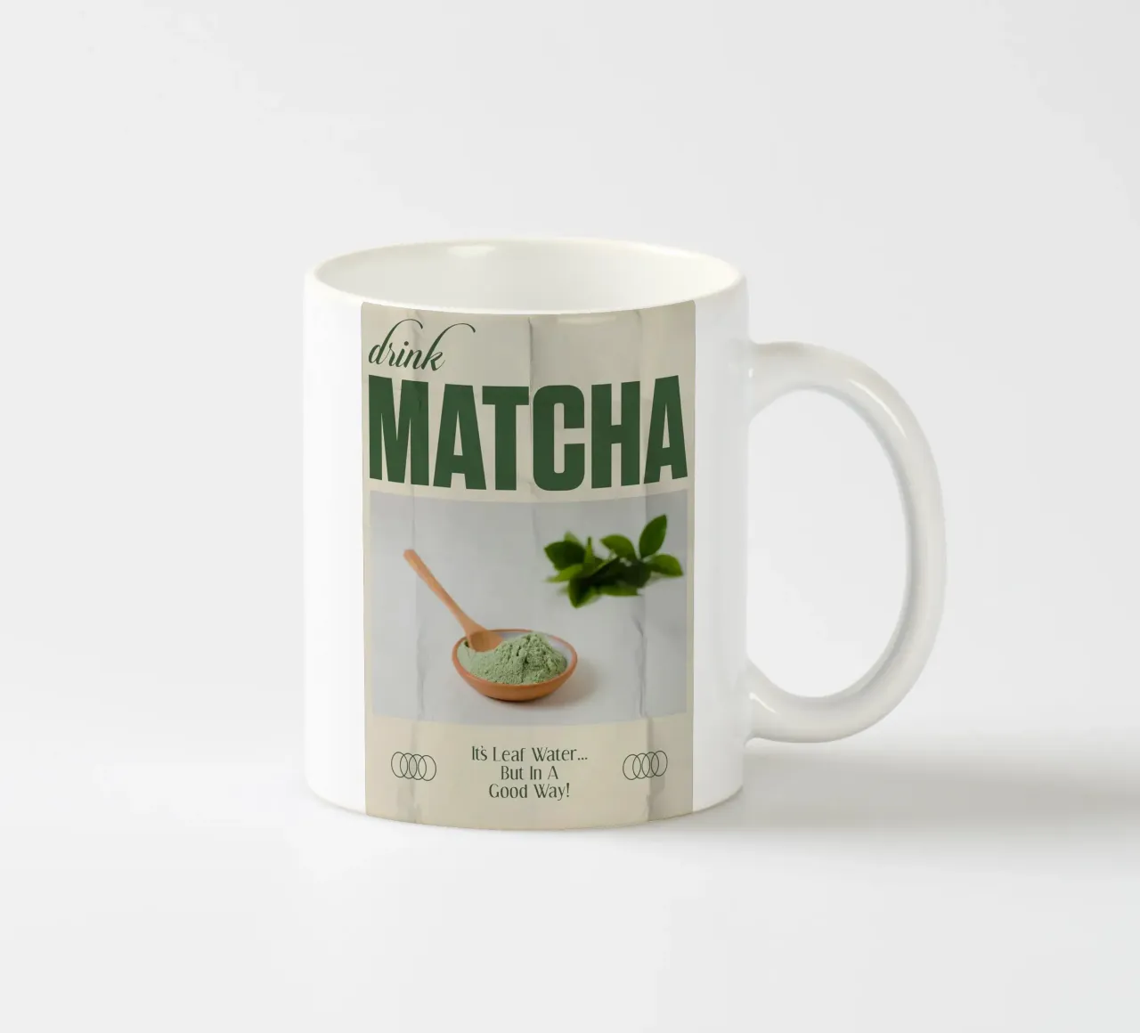 tè verde matcha tazza in ceramica da Luke Yaeger