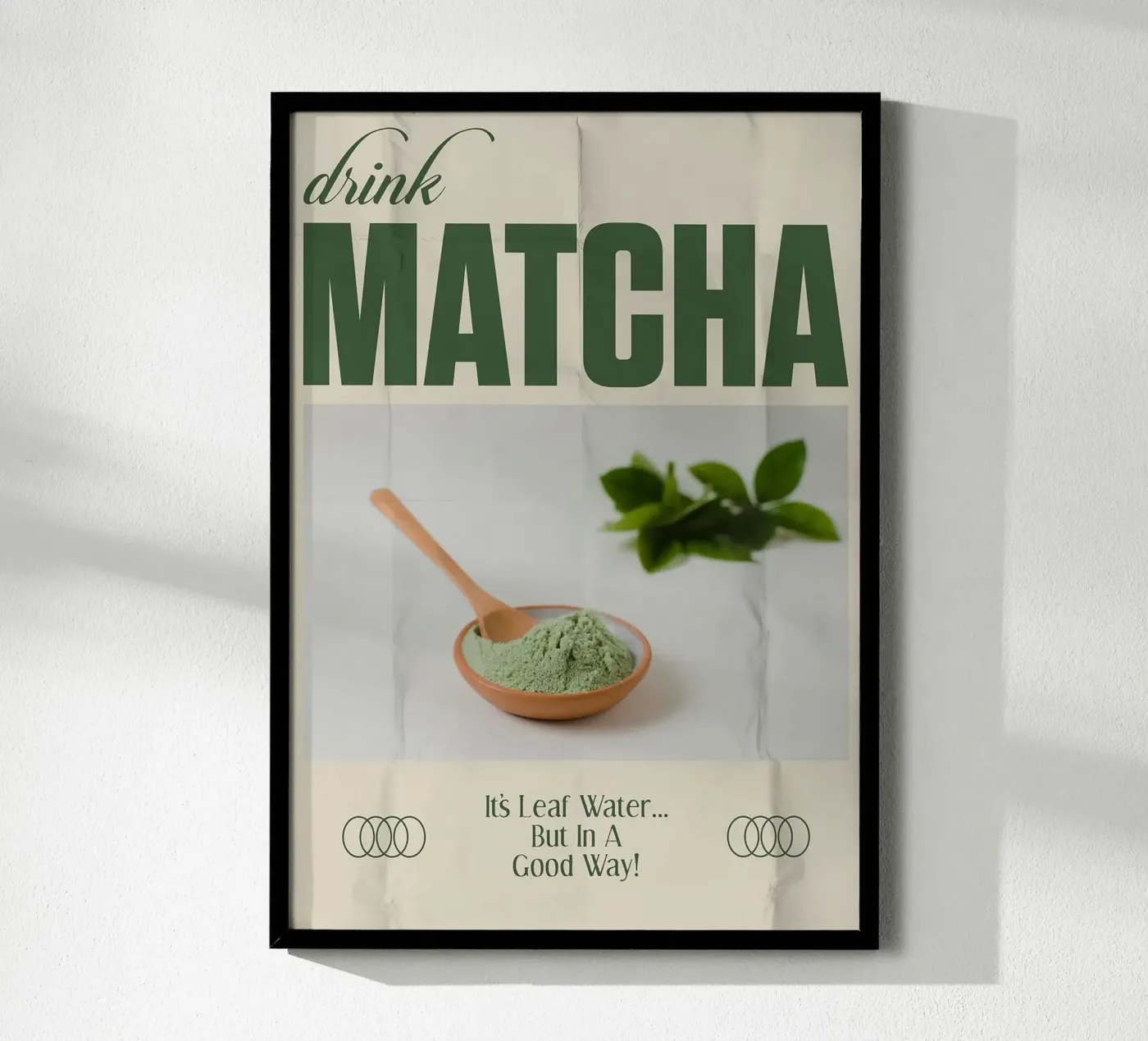 tè verde matcha poster da Luke Yaeger