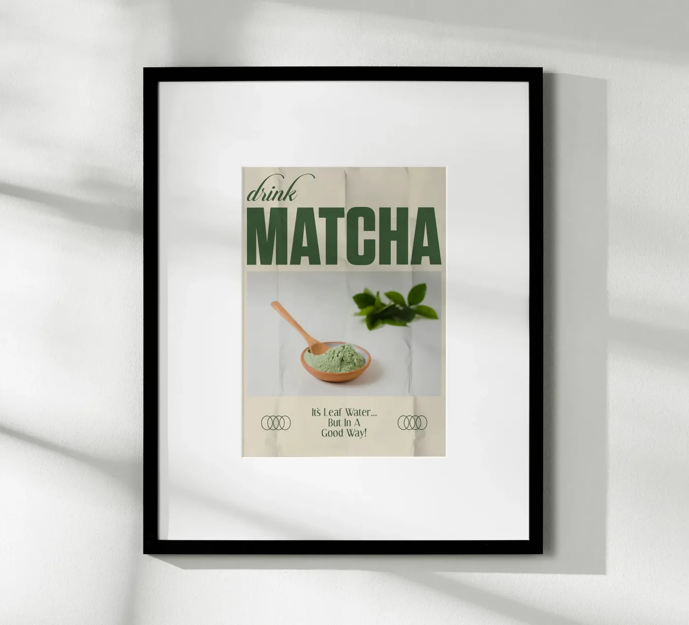 tè verde matcha poster da Luke Yaeger