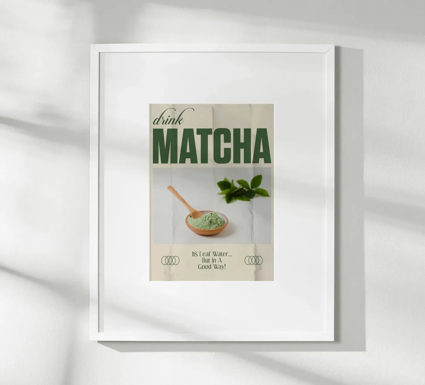 tè verde matcha poster da Luke Yaeger