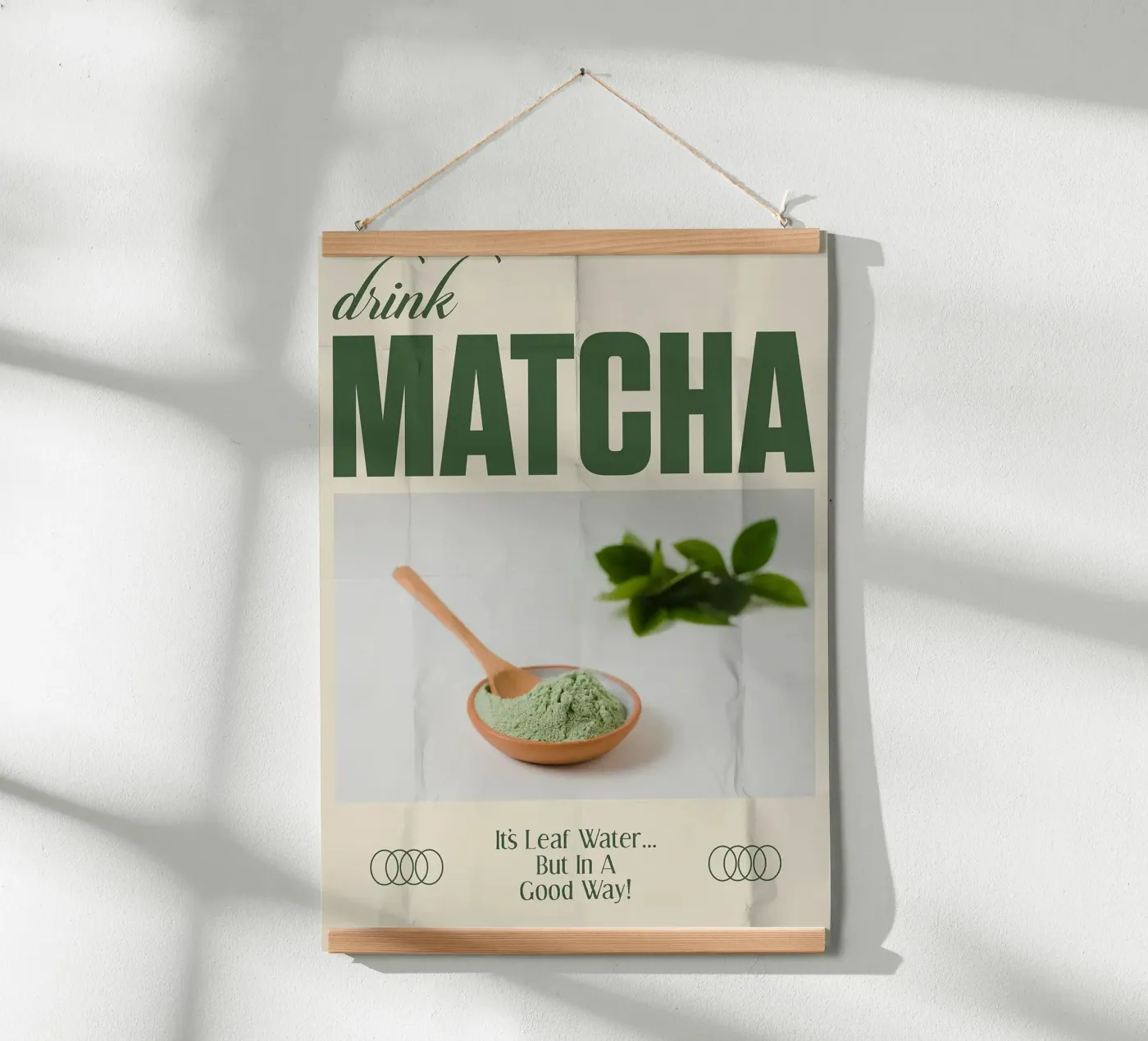 tè verde matcha poster da Luke Yaeger