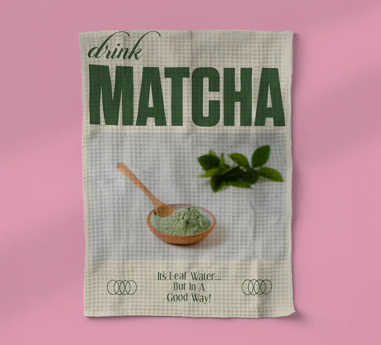 thé vert matcha torchon de Luke Yaeger