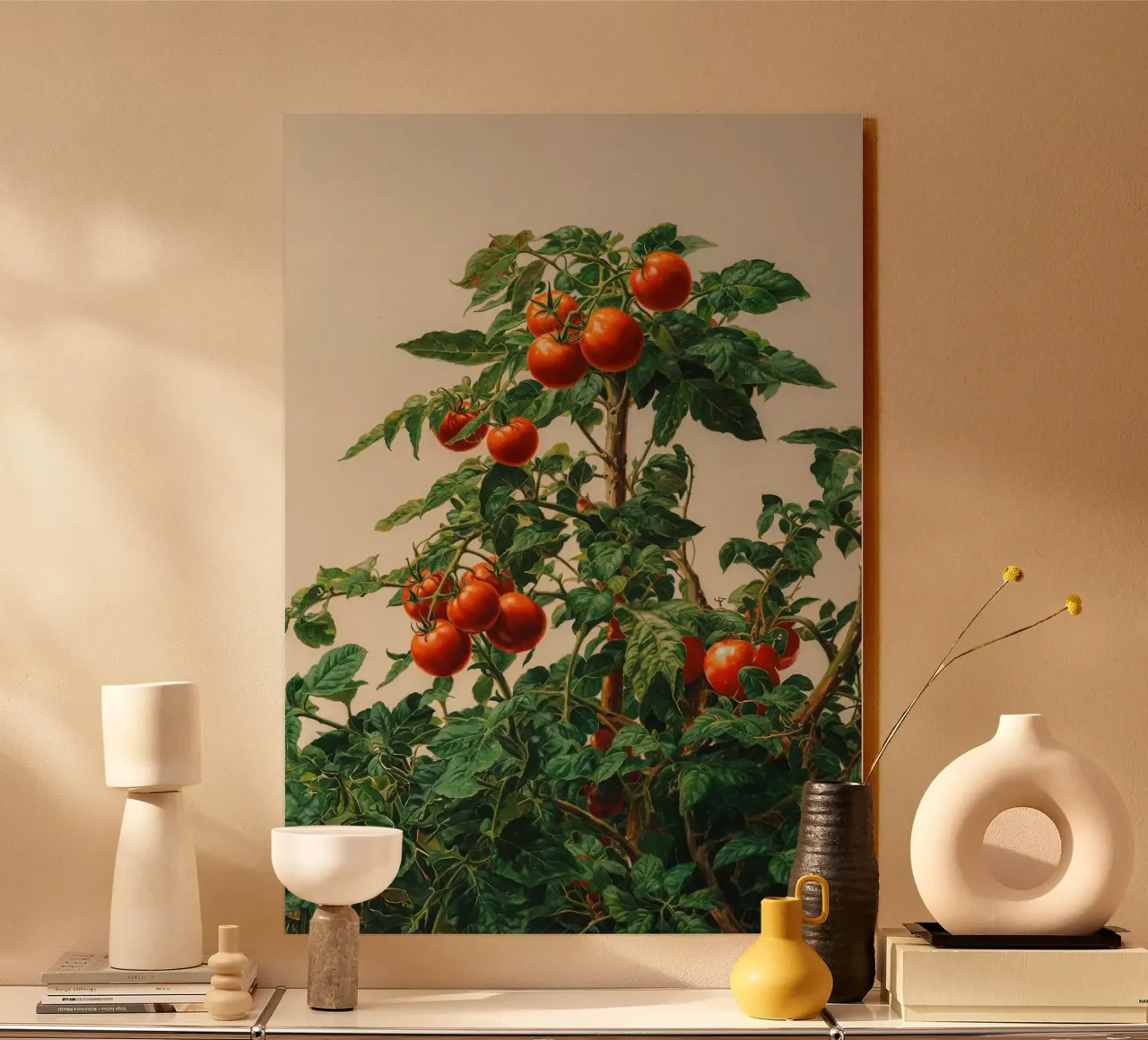 pianta di pomodoro alluminio dibond da Luke Yaeger