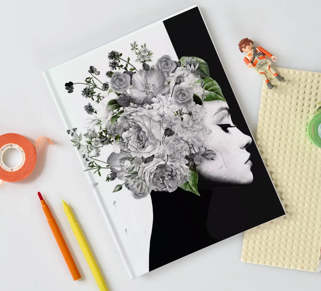 Flower Woman notebook by Wouter Rikken