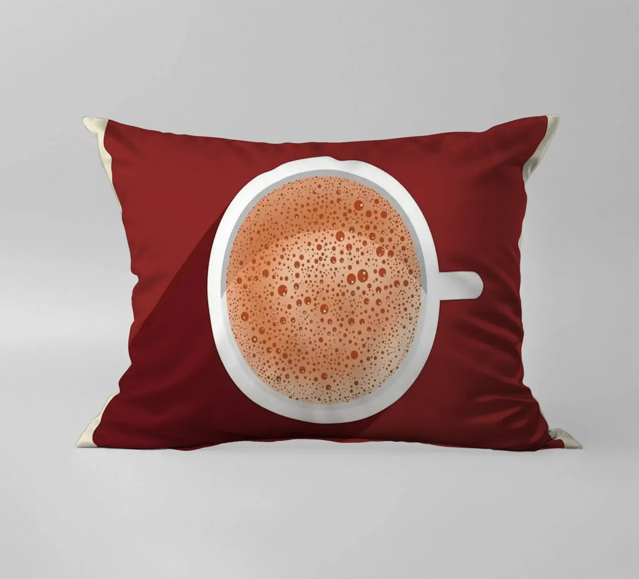 caffè occhi rossi cuscino da Luke Yaeger