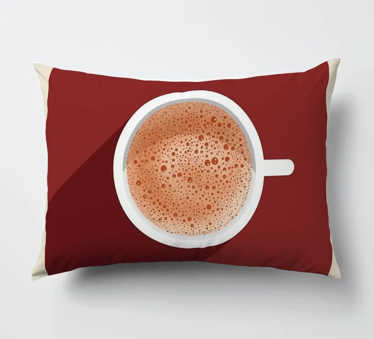 caffè occhi rossi cuscino da Luke Yaeger