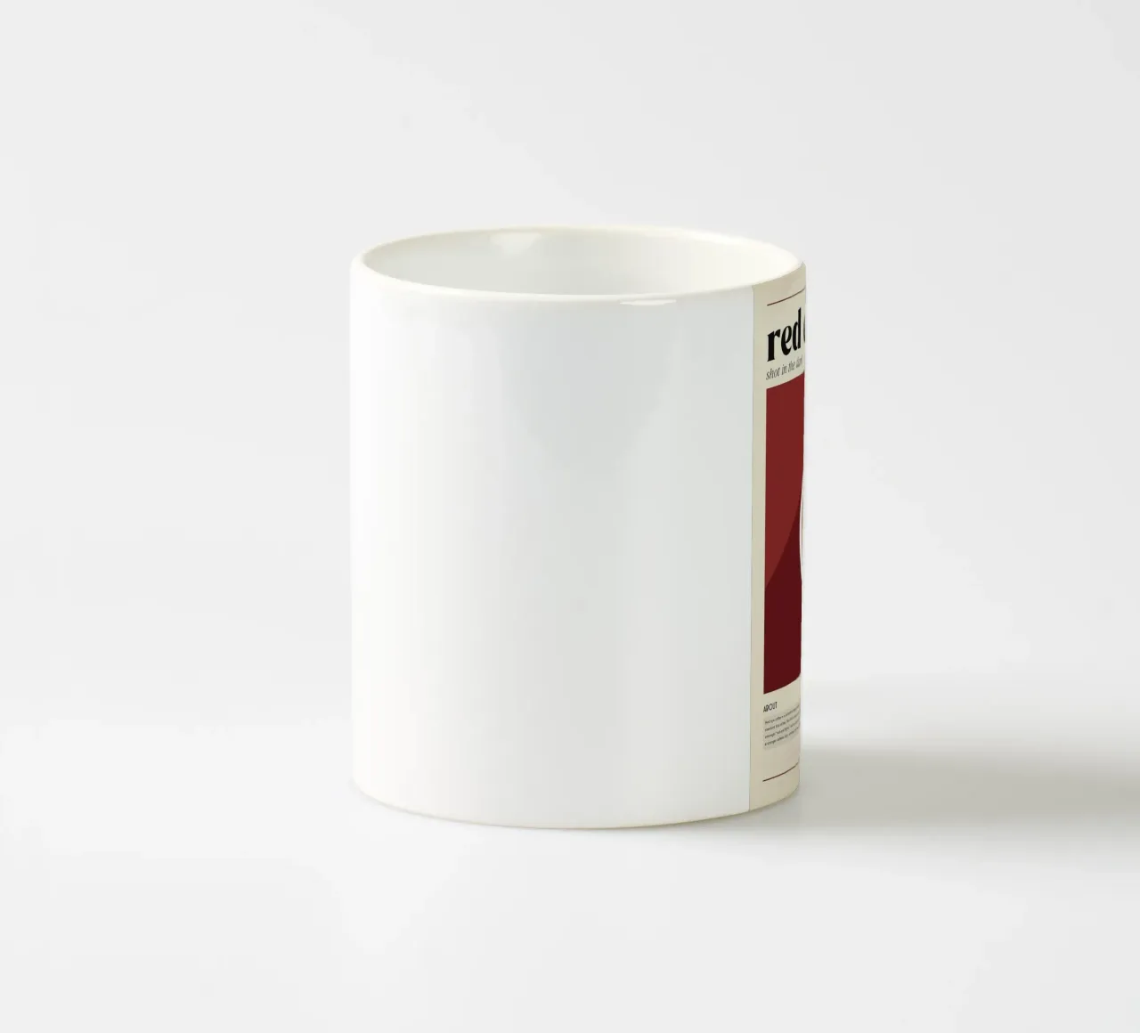 caffè occhi rossi tazza in ceramica da Luke Yaeger