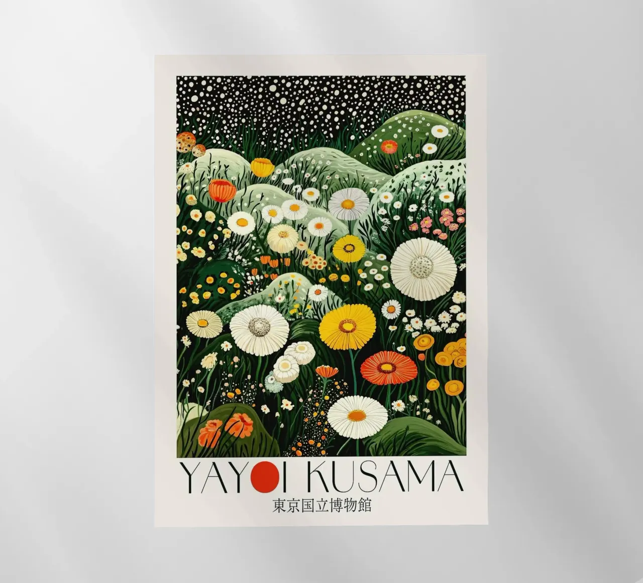 Blumenhügel Backlit Folie von Luke Yaeger