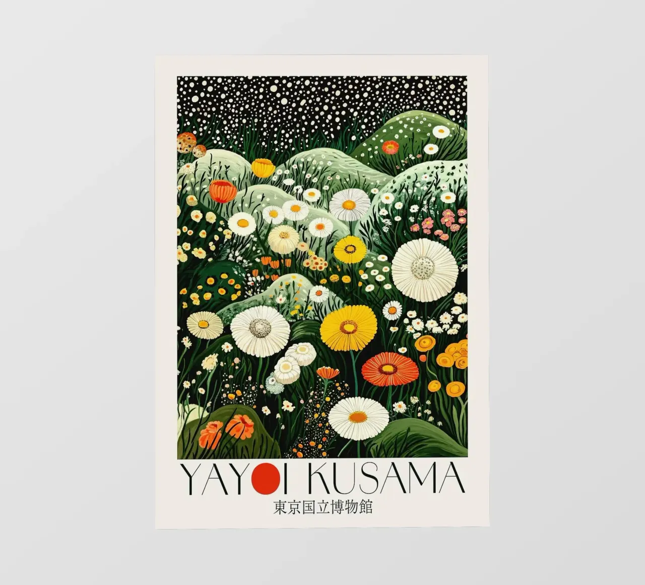 Blumenhügel Backlit Folie von Luke Yaeger