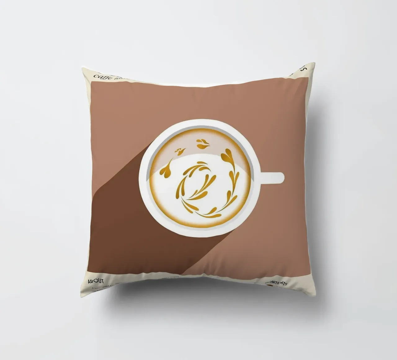 caffè macchiato cuscino da Luke Yaeger
