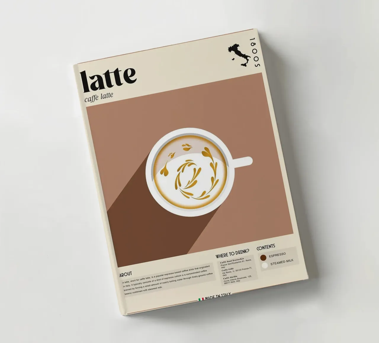 coffee latte notebook by Luke Yaeger