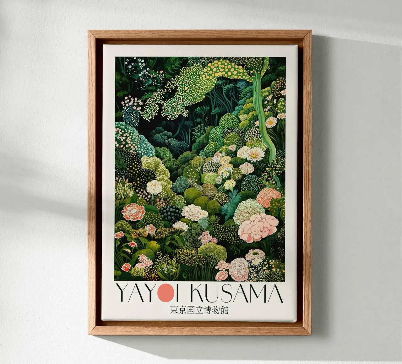 bloemen planten canvas met Baklijst van Luke Yaeger