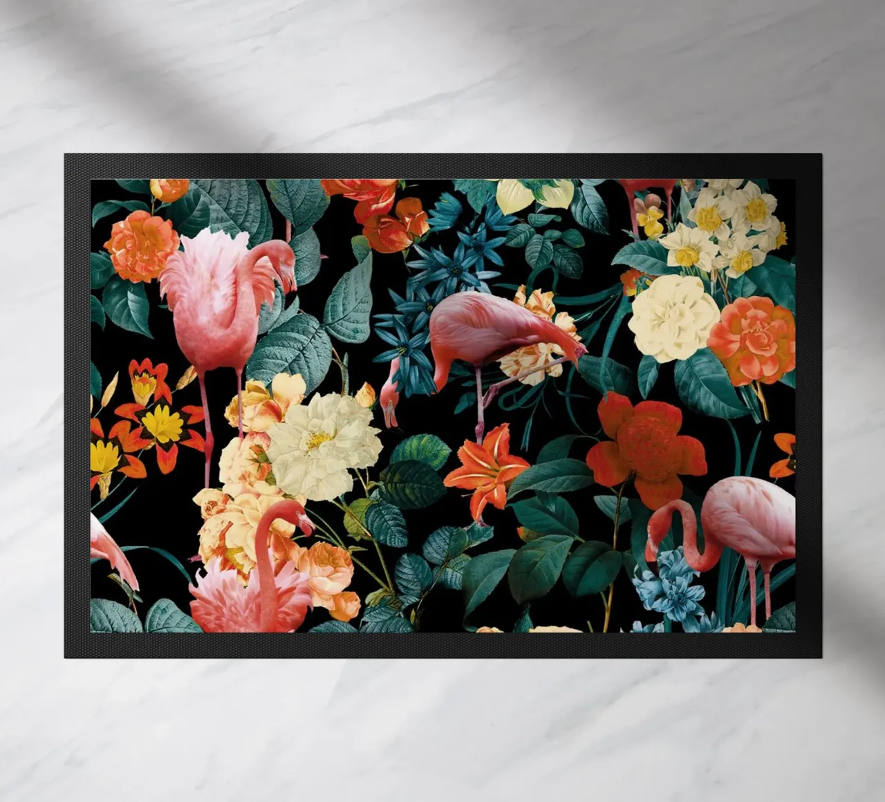 Floral and Flamingo II zerbino da burcukorkmazyurek
