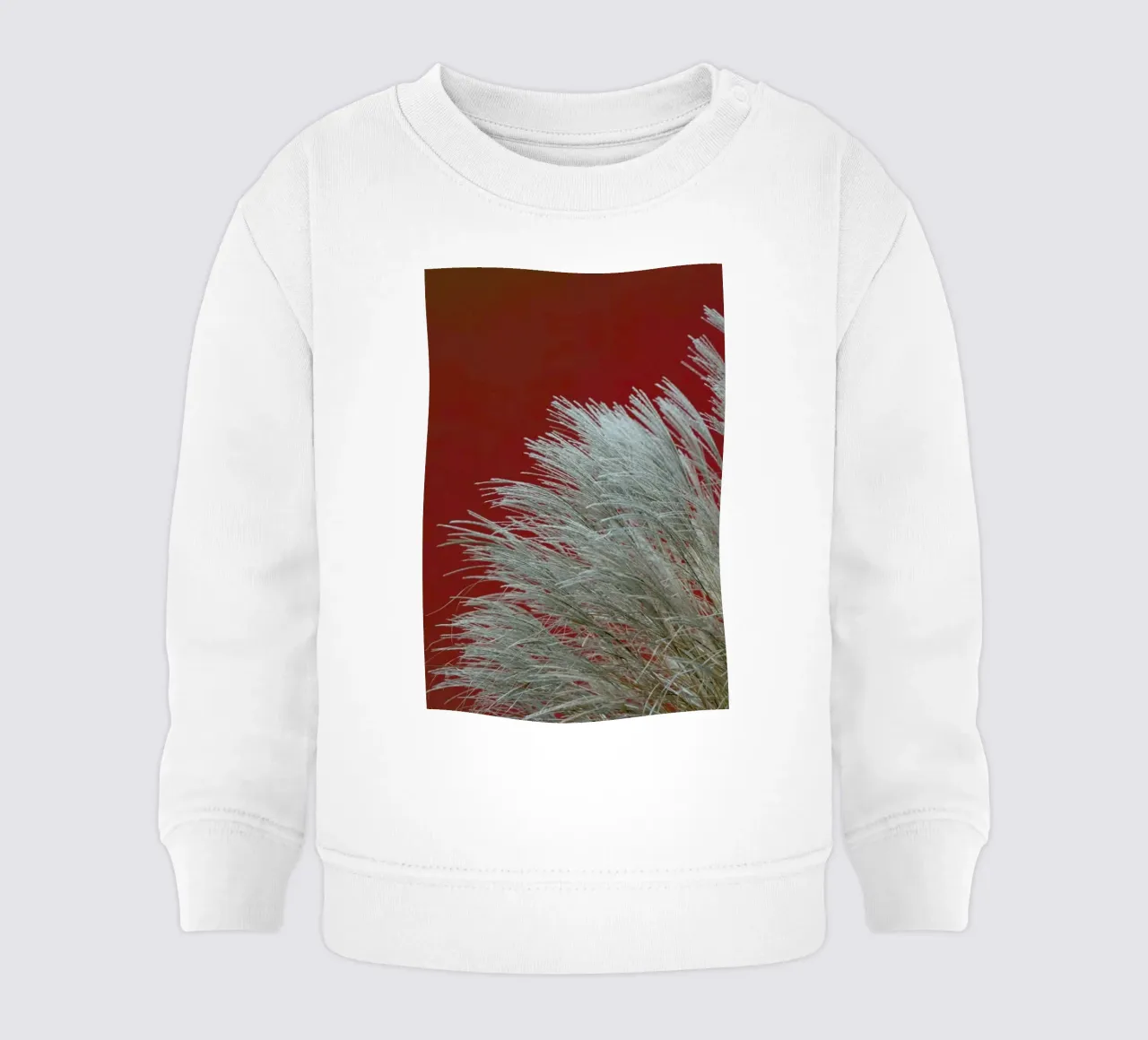 Grasses In The Wind Terracotta felpa neonato da Studio Nahili