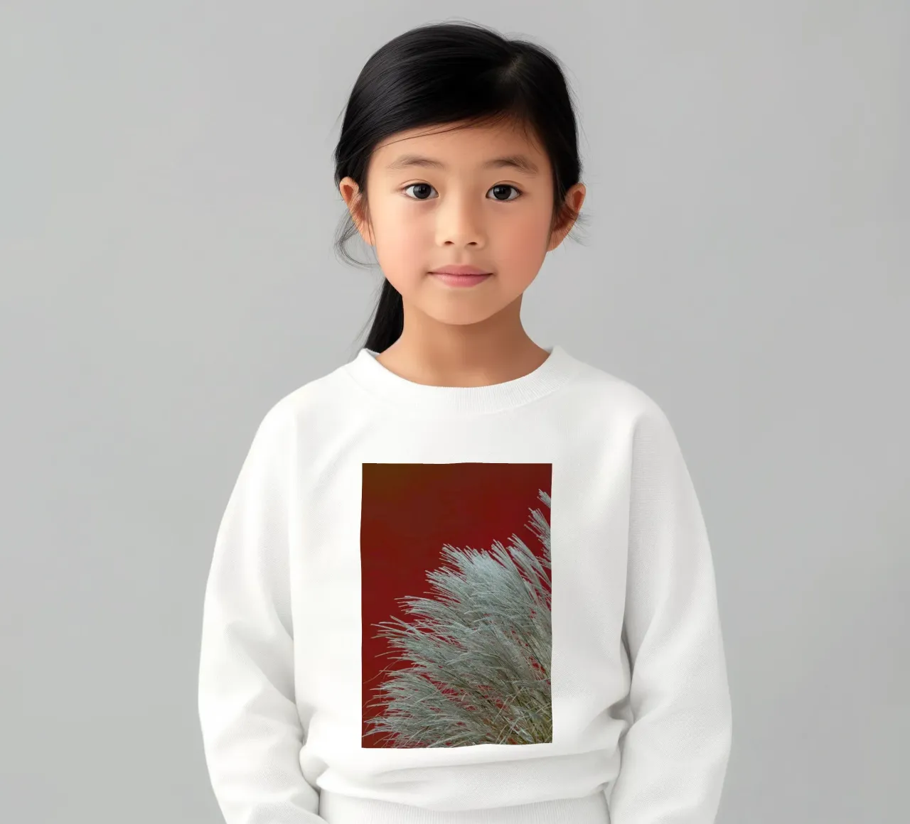 Grasses In The Wind Terracotta felpa bambino da Studio Nahili