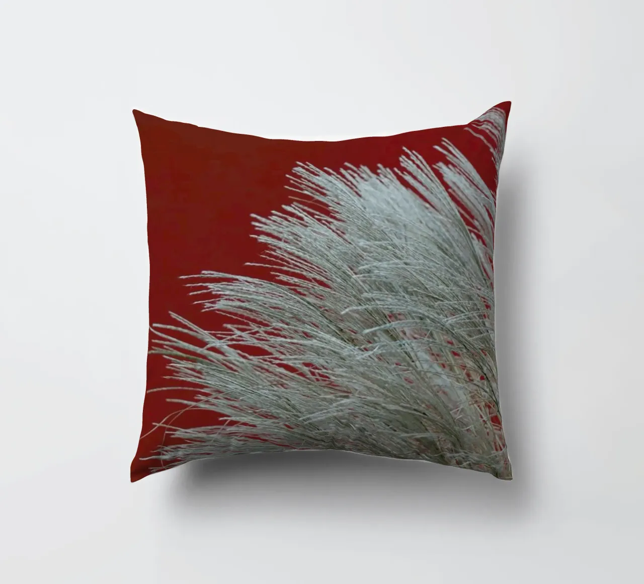 Grasses In The Wind Terracotta cuscino da Studio Nahili