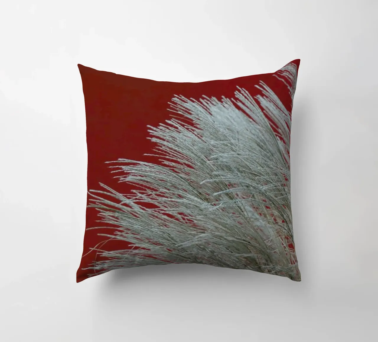 Grasses In The Wind Terracotta cuscino da Studio Nahili