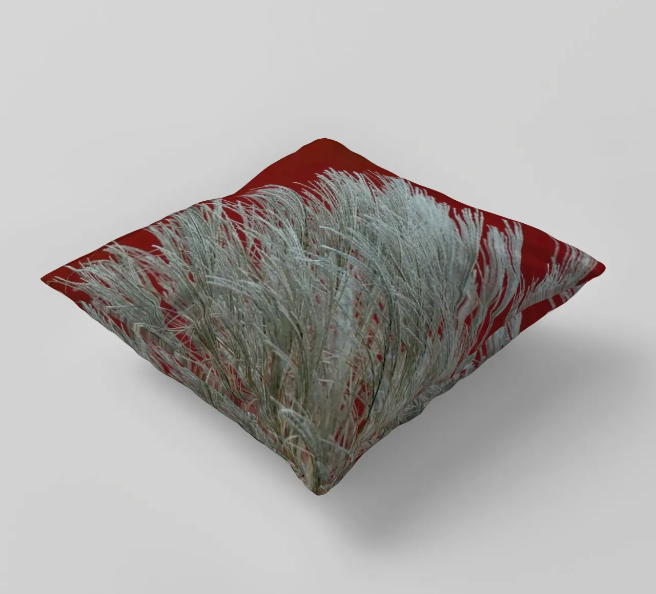 Grasses In The Wind Terracotta cuscino da Studio Nahili