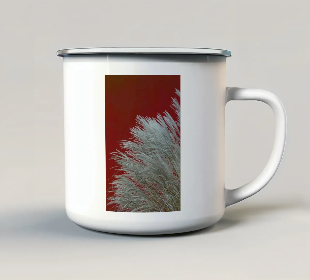 Grasses In The Wind Terracotta tazza in smalto da Studio Nahili