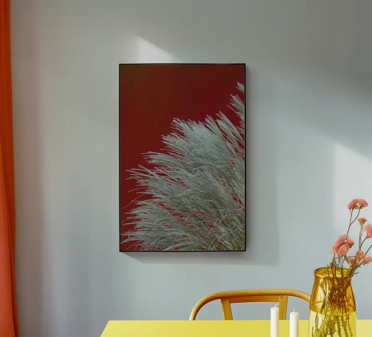 Grasses In The Wind Terracotta acrylic glass by Studio Nahili