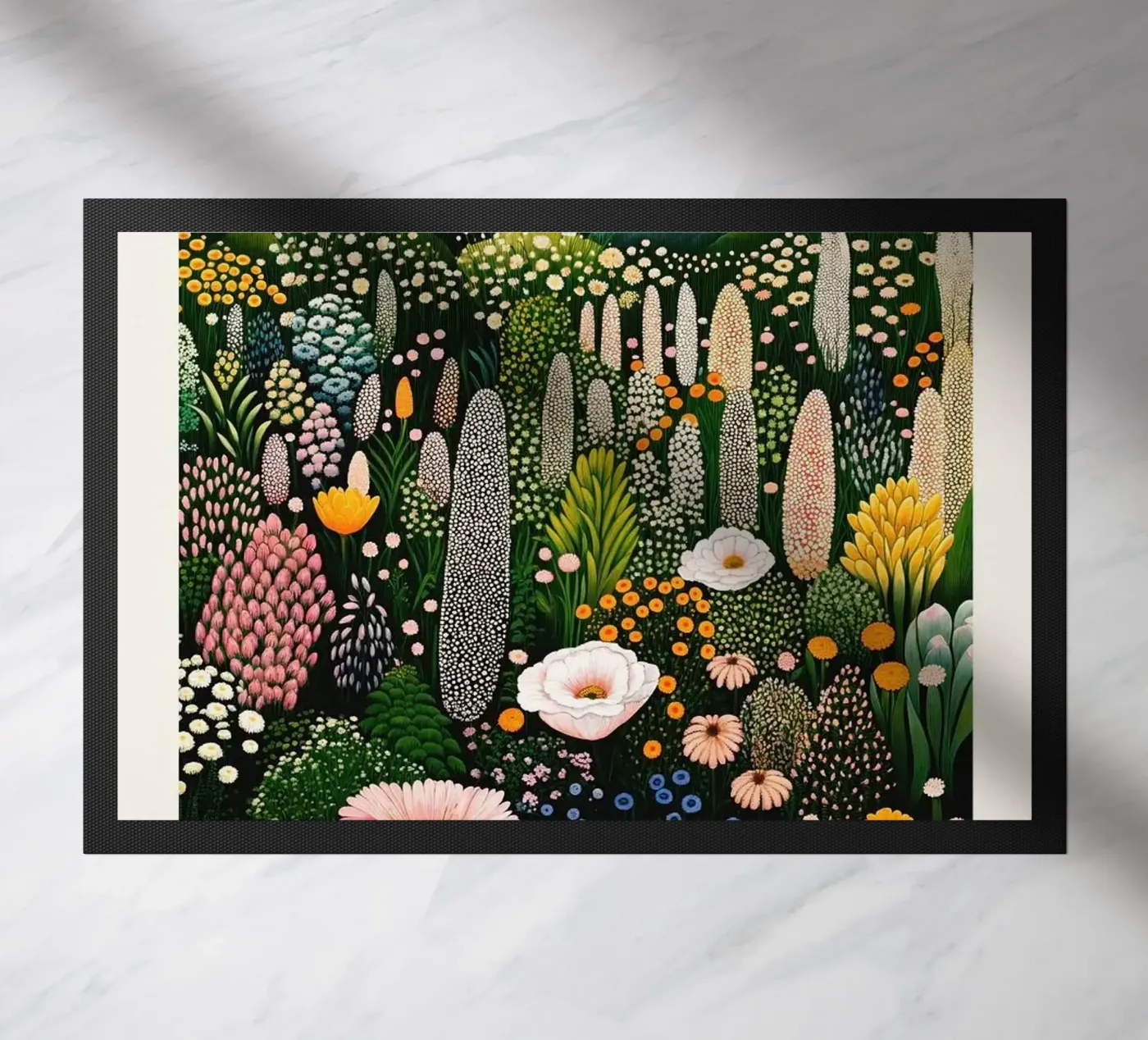 Blumenhügel Fußmatte von Luke Yaeger