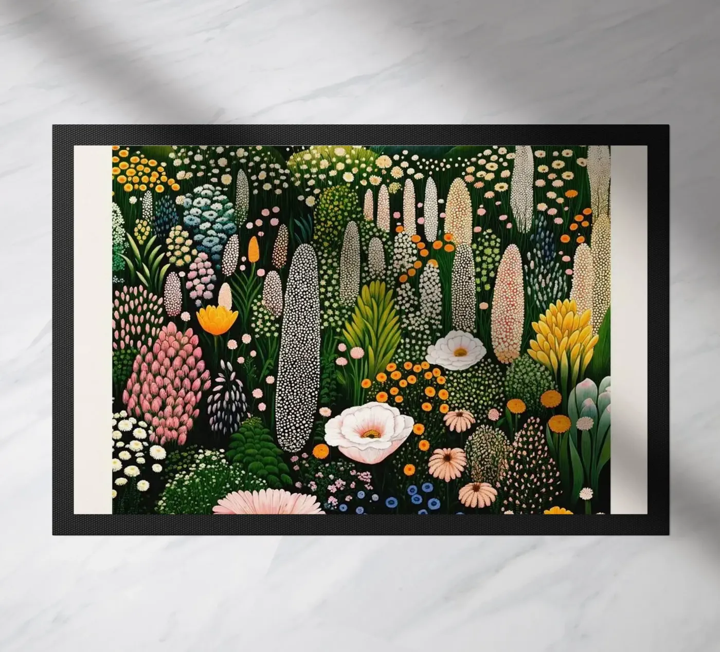 Blumenhügel Fußmatte von Luke Yaeger