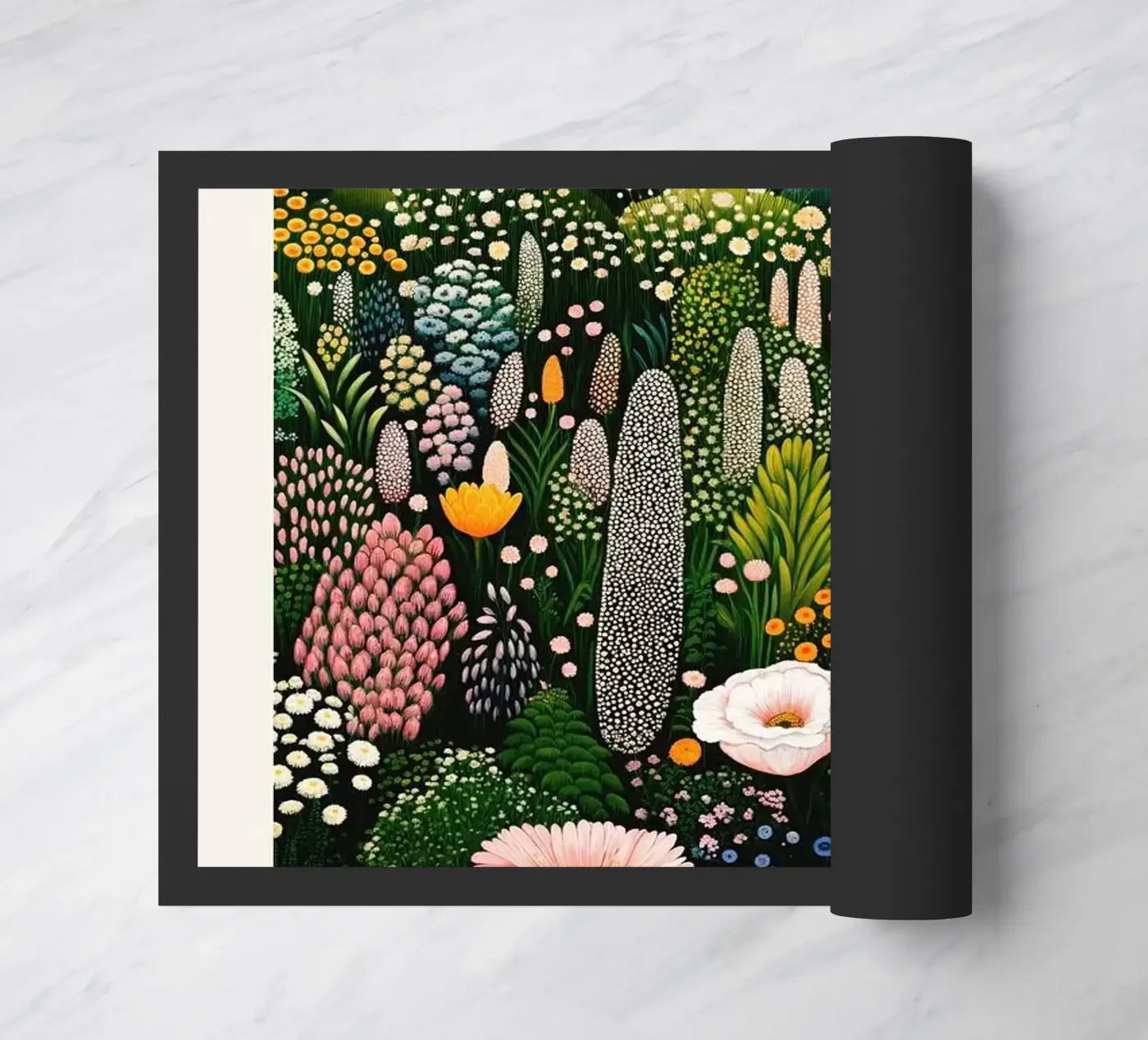 Blumenhügel Fußmatte von Luke Yaeger