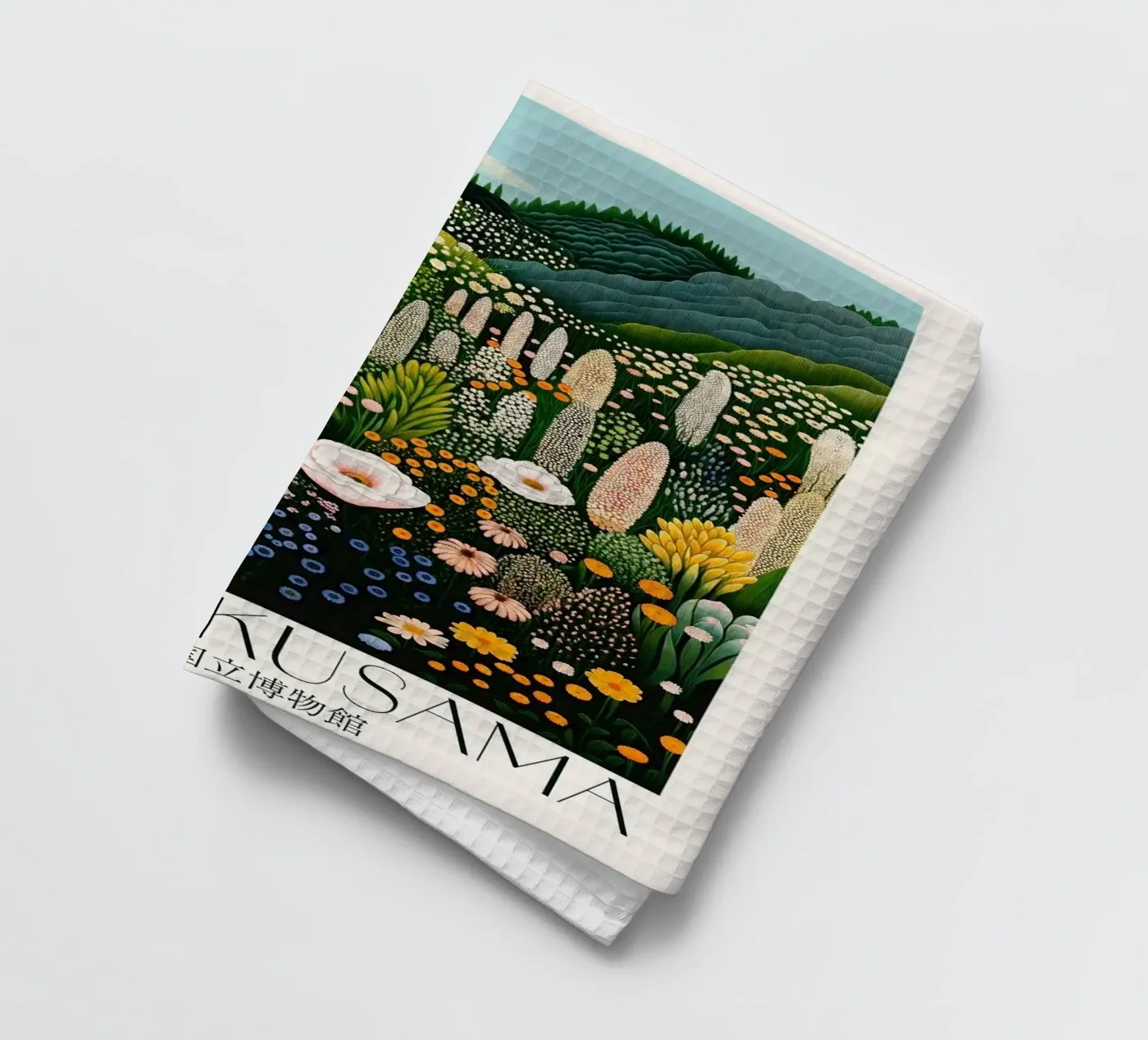 flowers hills Geschirrtuch von Luke Yaeger