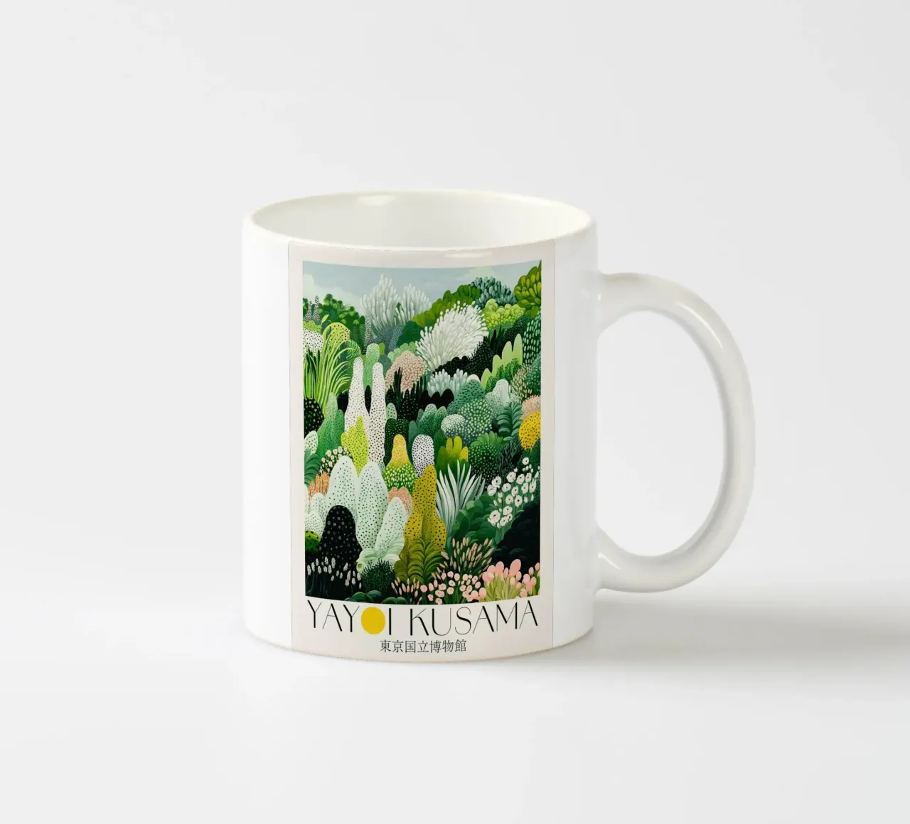 piante verdi tazza in ceramica da Luke Yaeger